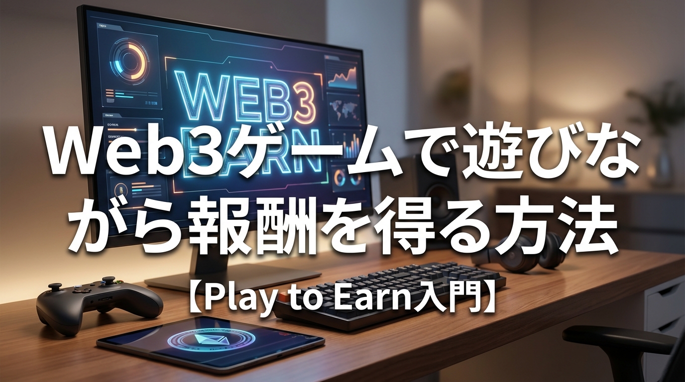 Web3ゲームで遊びながら報酬を得る方法【Play to Earn入門】