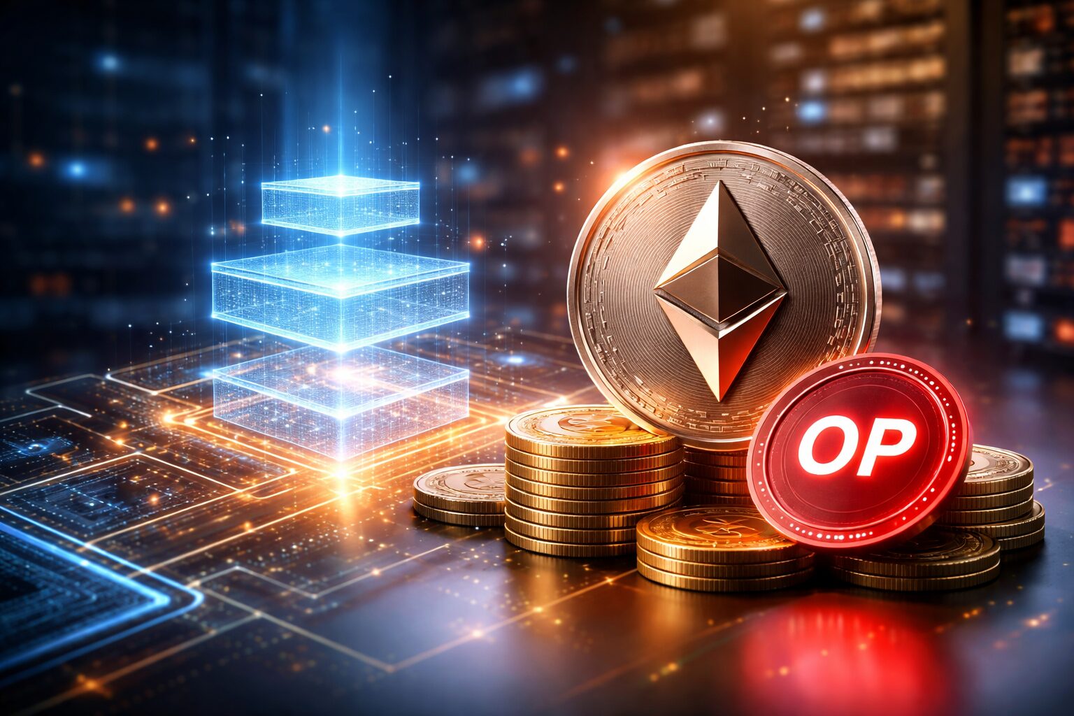 Optimismで手数料が下がる仕組みは「まとめて処理して記録する」発想です