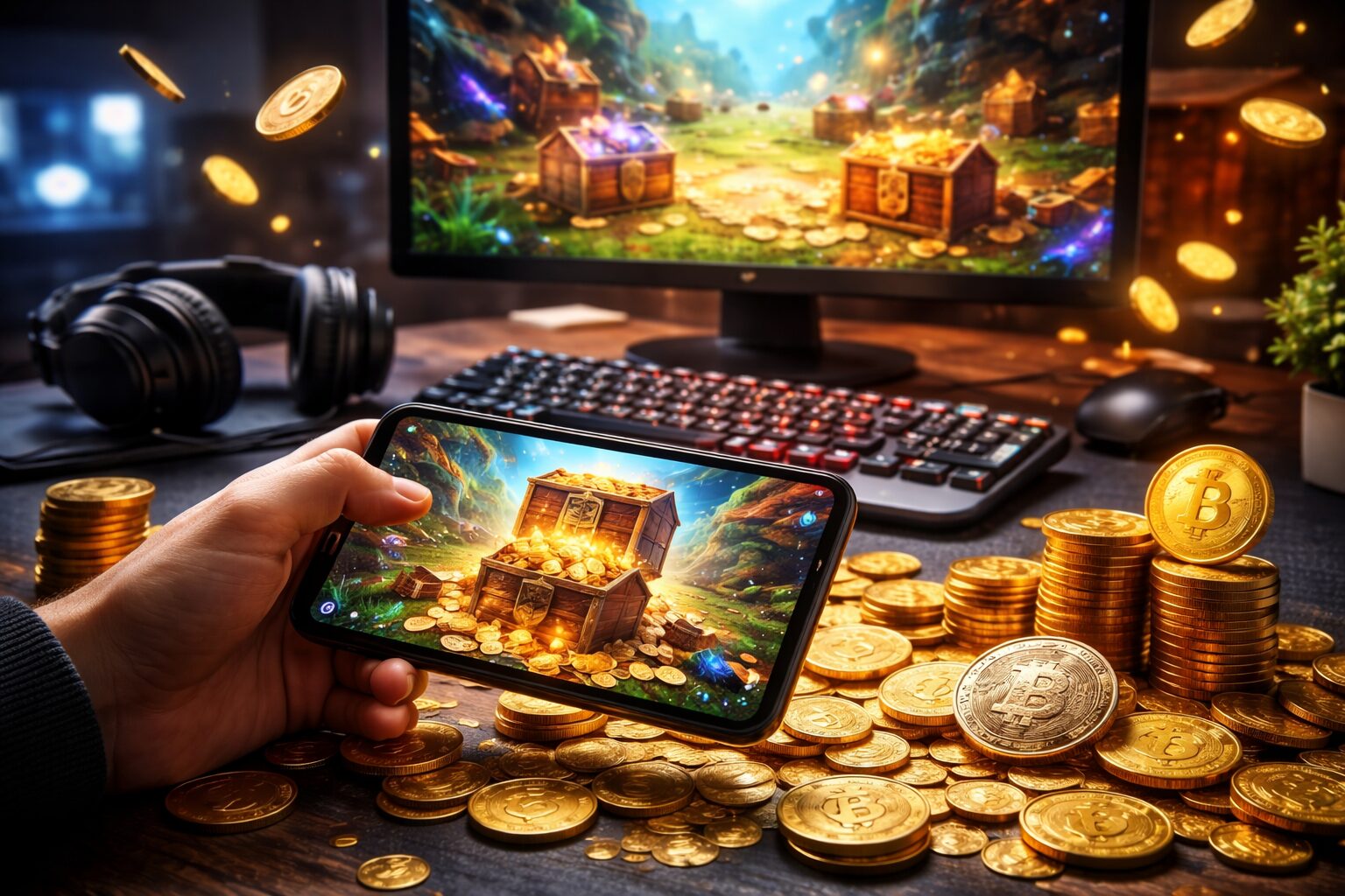 報酬を得る主要な方法は「プレイ報酬」「取引」「提供」の3系統です