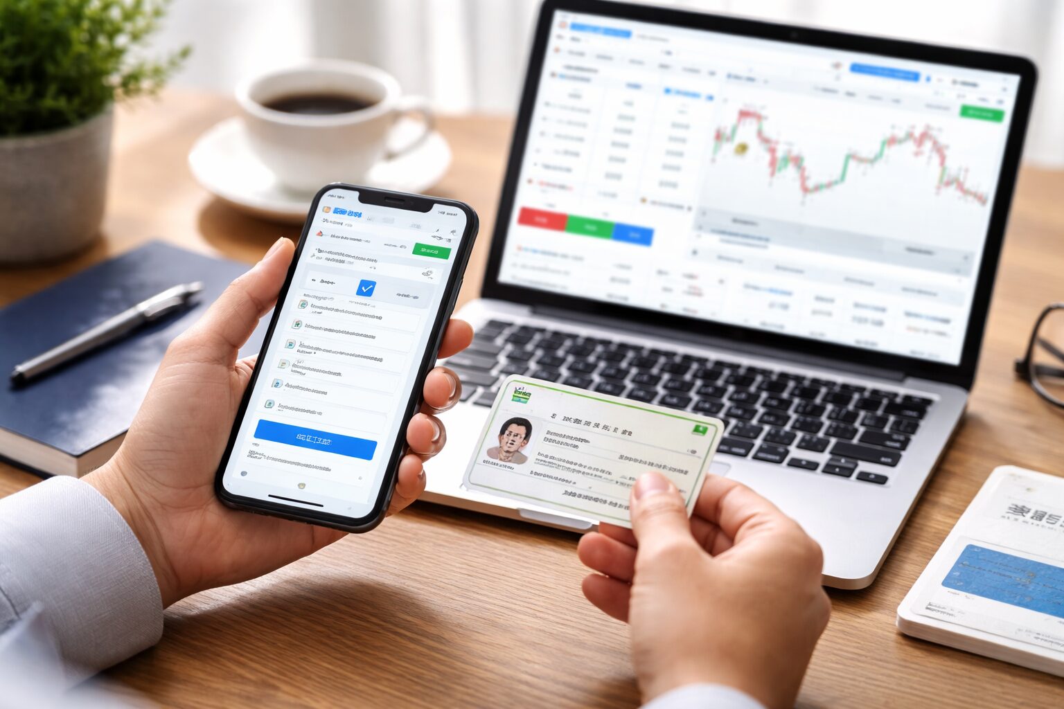 GMOコインの口座開設は「登録→本人確認→コード入力」で完了します