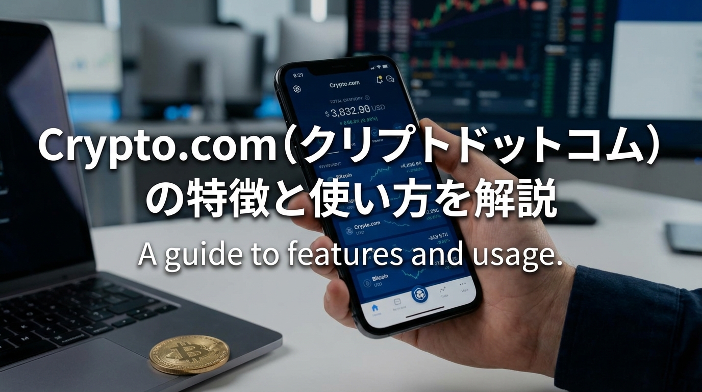 Crypto.com（クリプトドットコム）の特徴と使い方を解説
