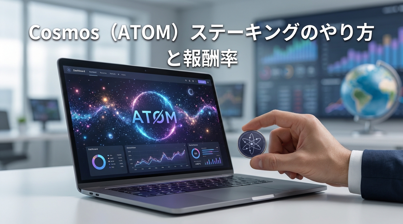 Cosmos（ATOM）ステーキングのやり方と報酬率