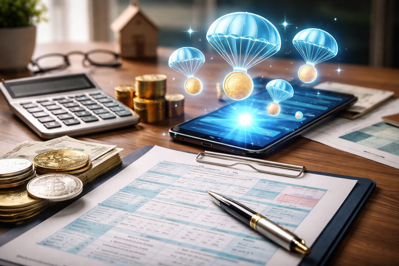 エアドロップは受け取り時点から課税が始まる可能性があります