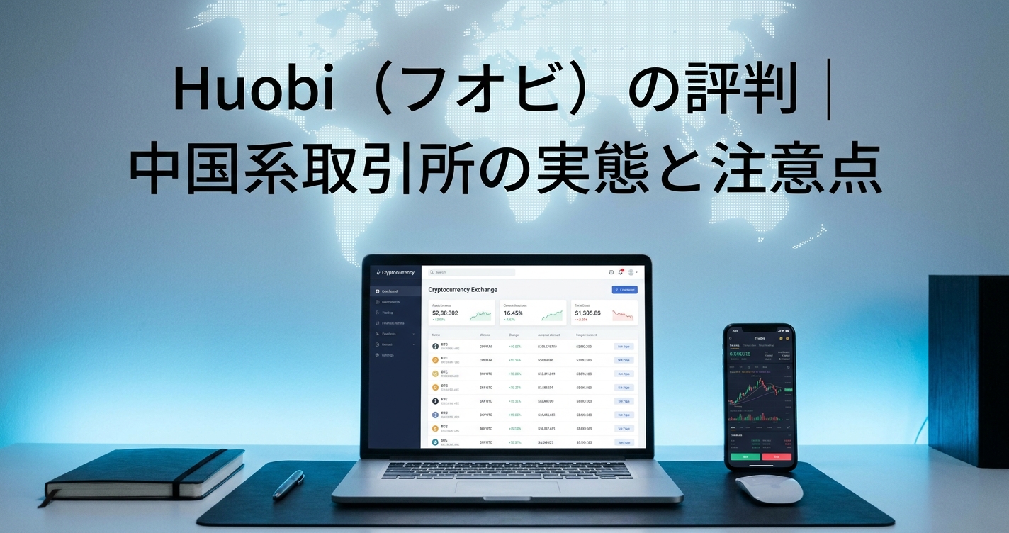 Huobi（フオビ）の評判｜中国系取引所の実態と注意点
