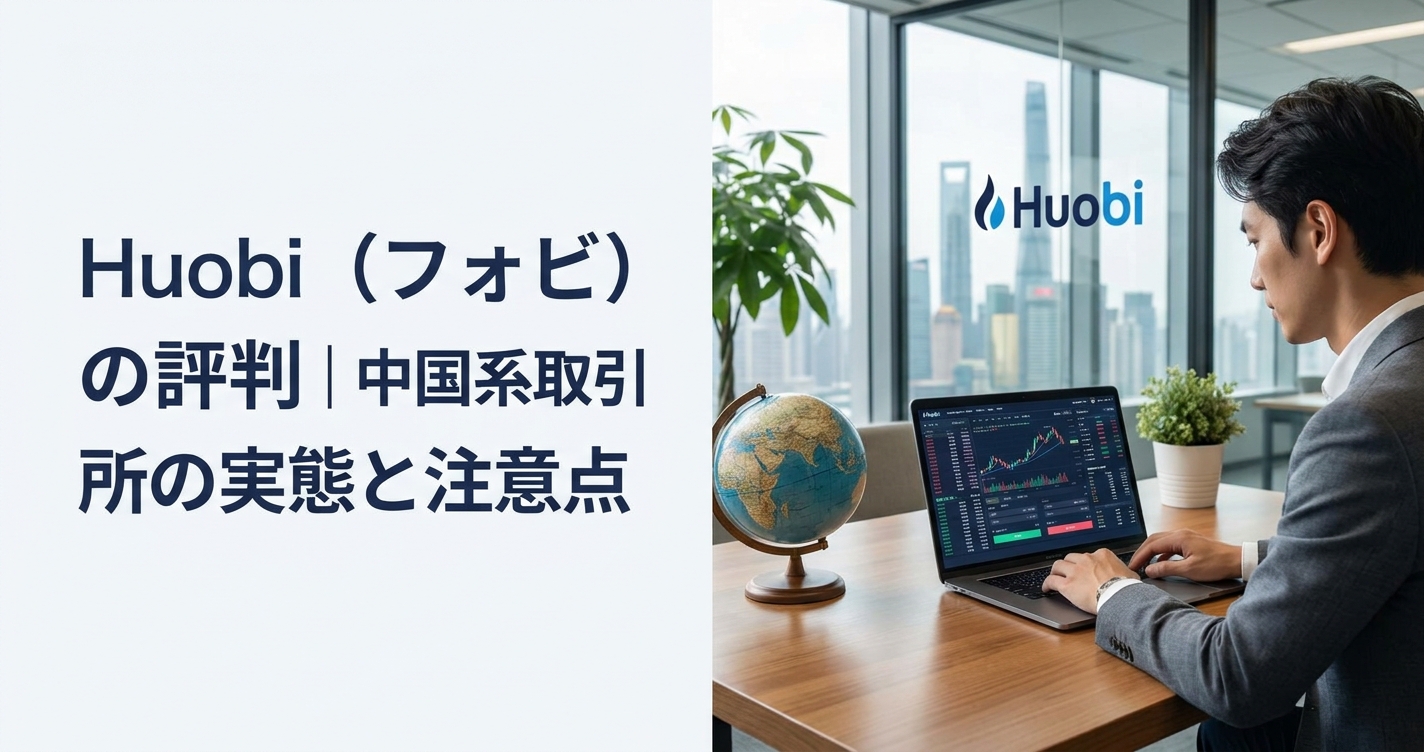 Huobi（フオビ）の評判｜中国系取引所の実態と注意点