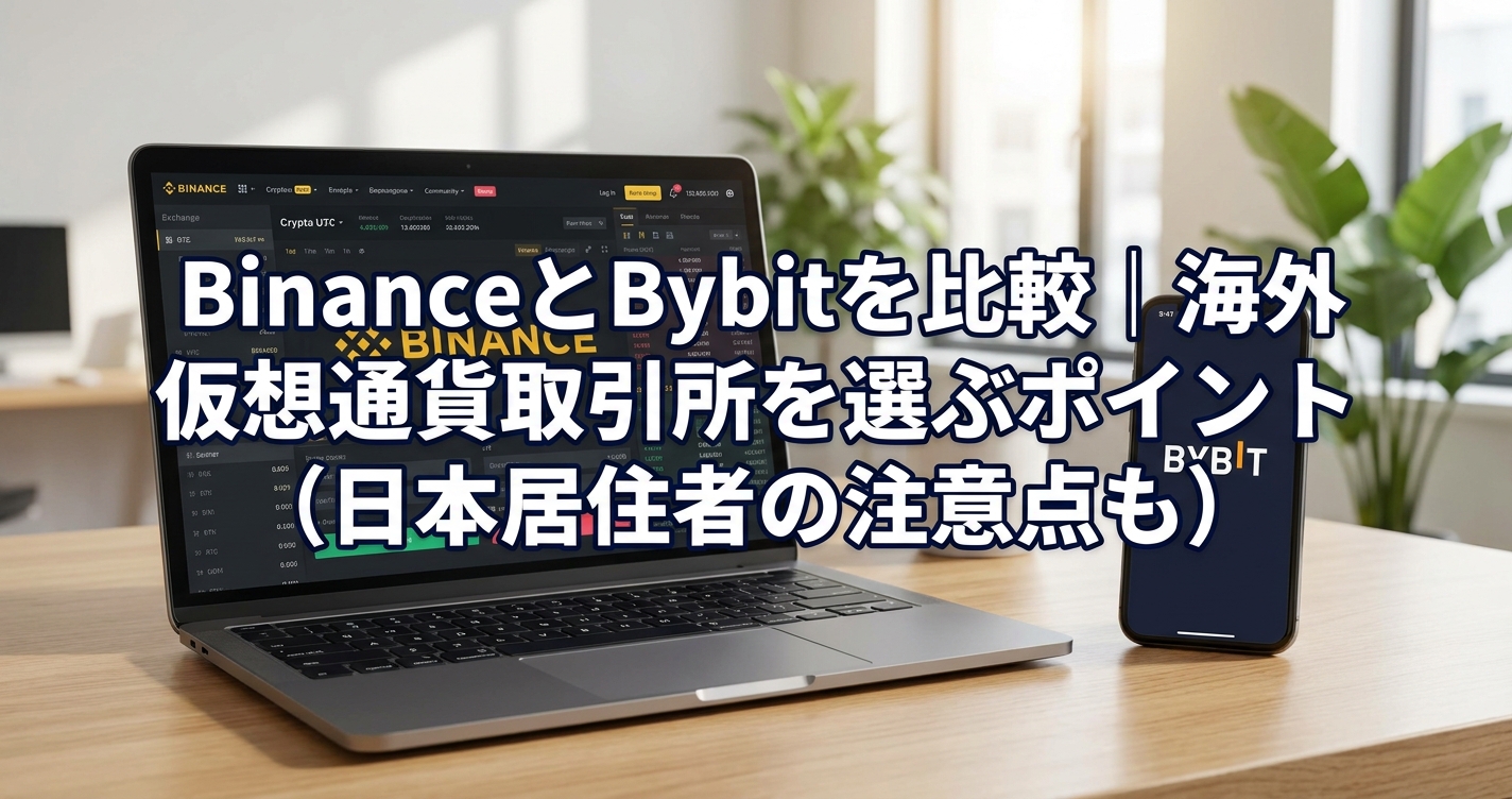 BinanceとBybitを比較｜海外仮想通貨取引所を選ぶポイント（日本居住者の注意点も）